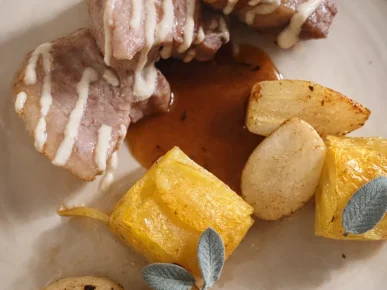 POITRINE JUS BIERE TOPINAMBOURS