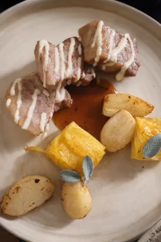 poitrine jus biere topinambours poitrine jus biere topinambours